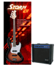 Voir la fiche PACK BASSE STORM JB 100 + AMPLI  STORM AK20B