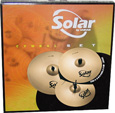 PACK CYMBALES SOLAR BY SABIAN 14/16/20 SABIAN