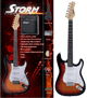 Voir la fiche STORM PACK ST 250  SUNBURST + AMPLI 10W + ACCORDEUR