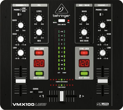 Sono/Lumi�re/Deejay BEHRINGER VMX100USB 