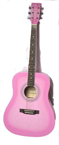 Guitare Folk/Western DALLAS D600PNK/BAG 