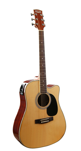 Guitare Folk/Western DALLAS WT80CEQNAT/BAG 