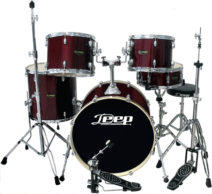 Batterie & Percu DEEP BATTERIE GC5600 +CYMBALES ORION + TABOURET 