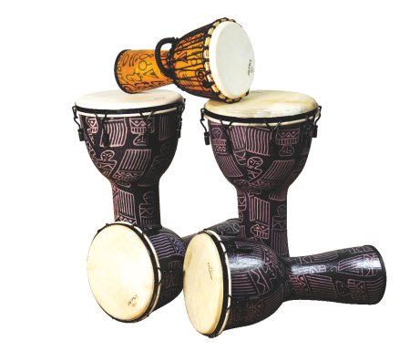 Batterie & Percu KANGABA DJEMBE FIBRE 12' DJFM12 
