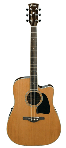 Guitare Folk/Western IBANEZ AW370ECE-NT 
