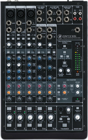Sono/Lumi�re/Deejay MACKIE ONYX820I 