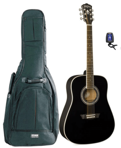 LES PACKS MALINS WASHBURN PACK WD5SB + HOUSSE + ACCORDEUR 