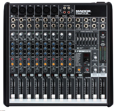 Sono/Lumi�re/Deejay MACKIE PROFX12 