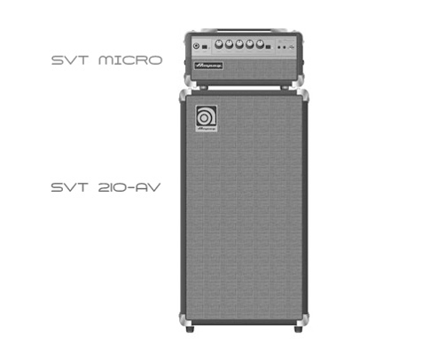 Ampli AMPEG SVTMICRO + SVT210AV 