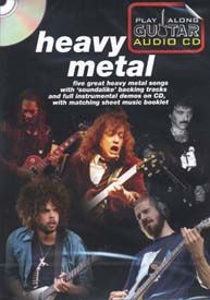 Librairie musicale HEAVY METAL PLAY ALONG GUITAR AUDIO CD (format boitier DVD) 