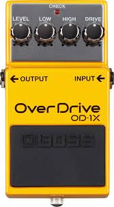 Effets Instruments Boss overdrive OD1X 