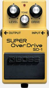 Effets Instruments Boss super overdrive SP1 