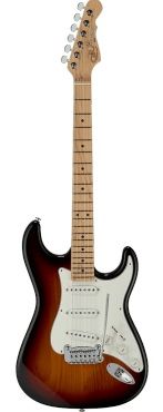 Guitare Electrique GL USA STRATOCASTER FULLERTON LEGACY TOBACCO MAPLE WITH CASE 