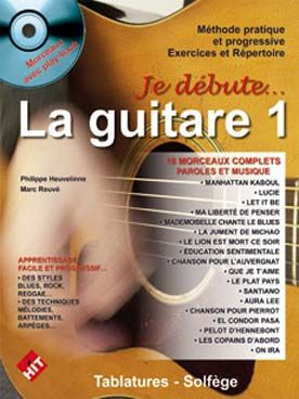 Librairie musicale JE DEBUTE LA GUITARE VOL1 CD 