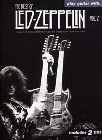 Librairie musicale LED ZEPPELIN BEST OF VOL.2 PLAY GUITAR WITH TAB 2 CD 