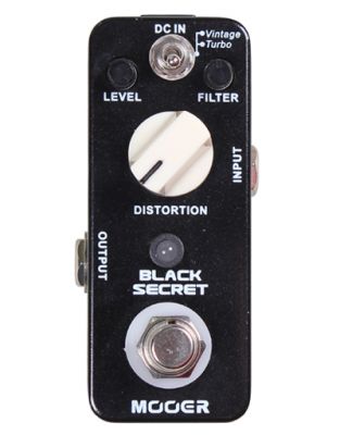 Effets Instruments Pdale MOOER Black Secret (Distortion Pedal) 