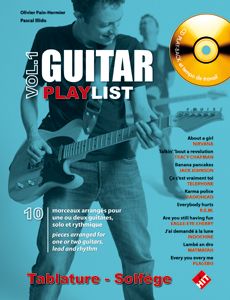 Librairie musicale Guitar playlist volume 1 