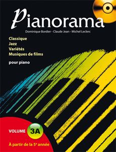 Librairie musicale PIANORAMA VOL 3A 