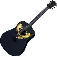 Guitare Folk/Western Lag w gold  