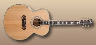 Guitare Folk/Western stanford deja vu jumbo blonde sister 