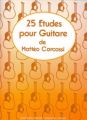 Voir la fiche CARCASSI 25 ETUDES POUR GUITARE OP 60 