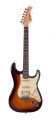 Voir la fiche PRODIPE GUITARS ST83 SUNBURST 